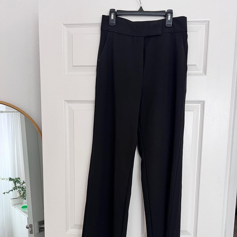Black suite womens classic business office pants